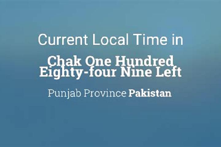 escort Chak One Hundred Eighty-six Nine Left