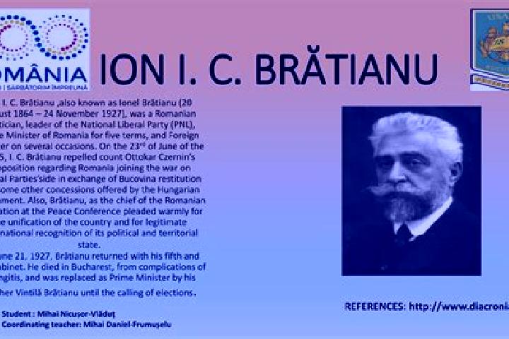 escort I. C. Bratianu