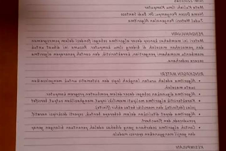 escort Materi