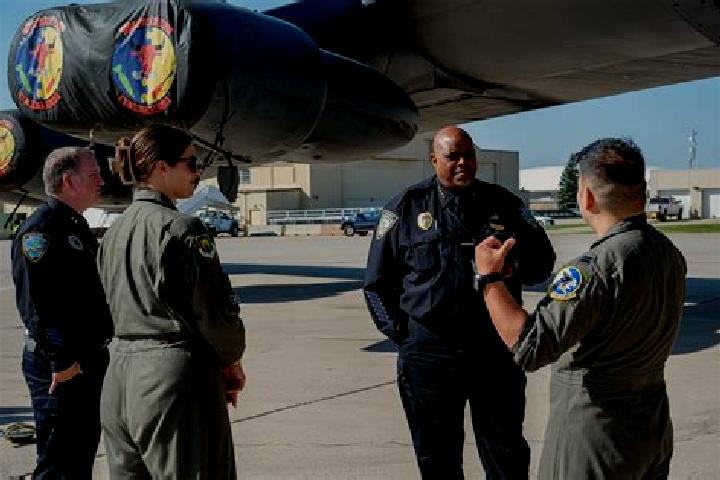 escort Minot Air Force Base
