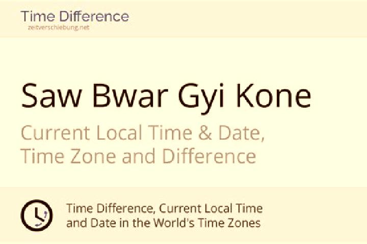escort Saw Bwar Gyi Kone